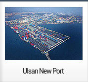 Bird's-eye view of Ulsan New Port