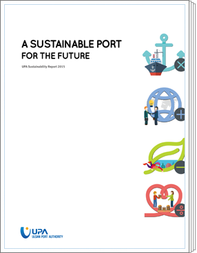 2015년 울산항만공사 ESG경영보고서: ESG - 바다로 세계를 잇다.